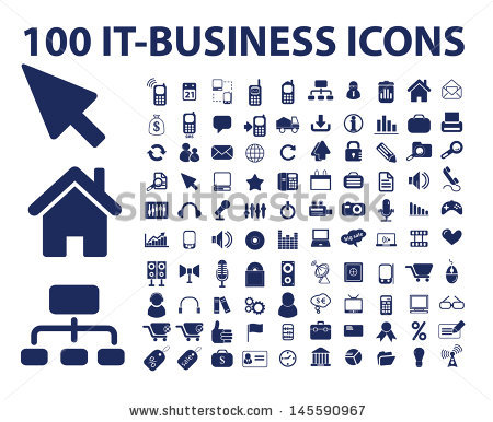 450x386 Technology Icon Set