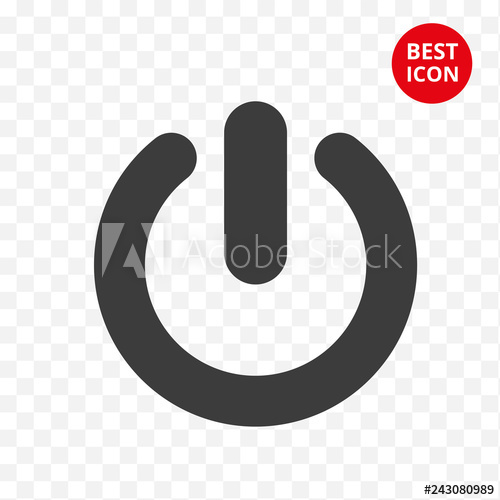 Power Button Icon Vector Icon Start Isolated Symbol Start Work 500x500 Power Button Icon Vector Icon Start Isolated Symbol Start Work