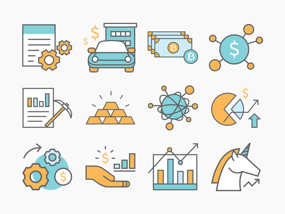 1000x750 Fintech Icons Get Them Now!