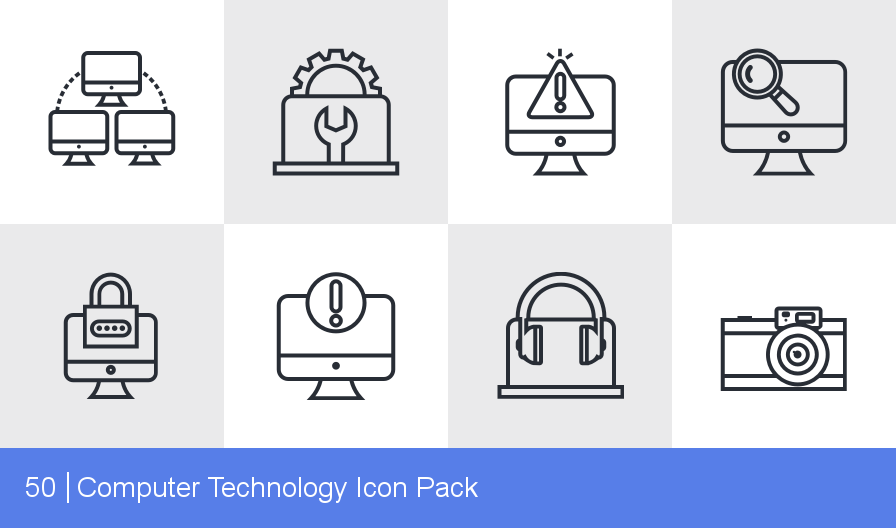 896x528 Download Computer Technology Icon Pack