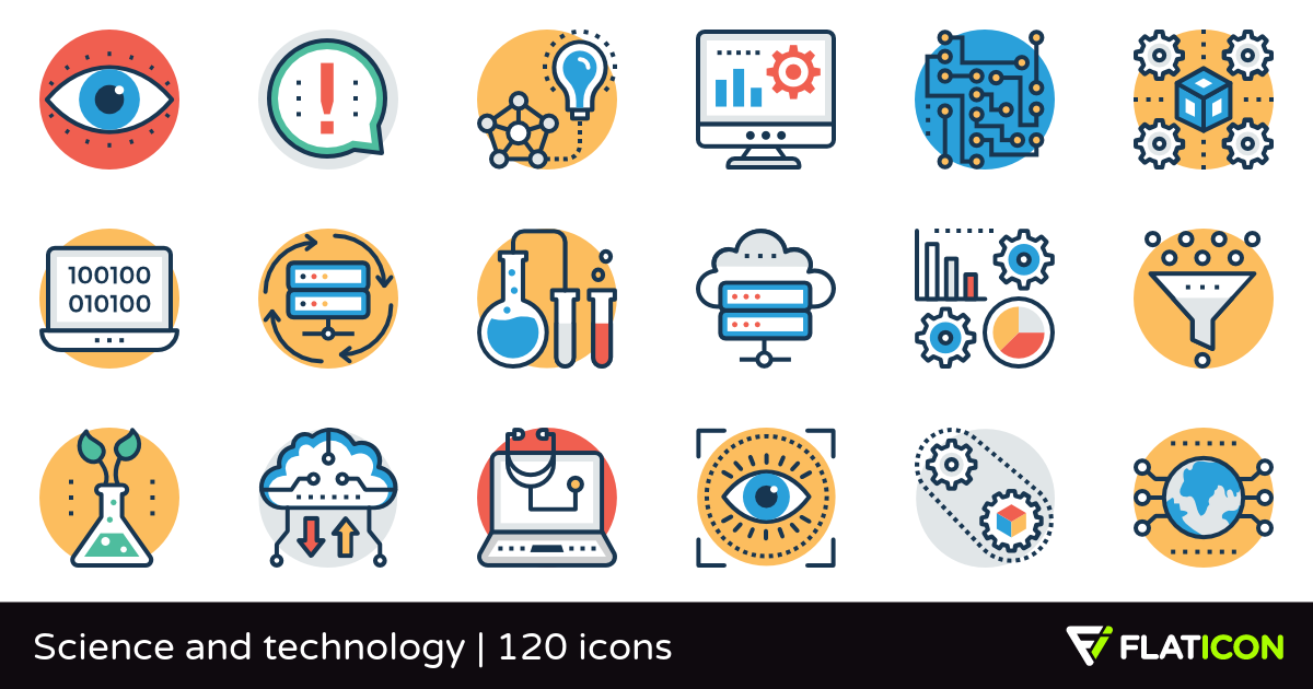 1200x630 Science And Technology Free Icons