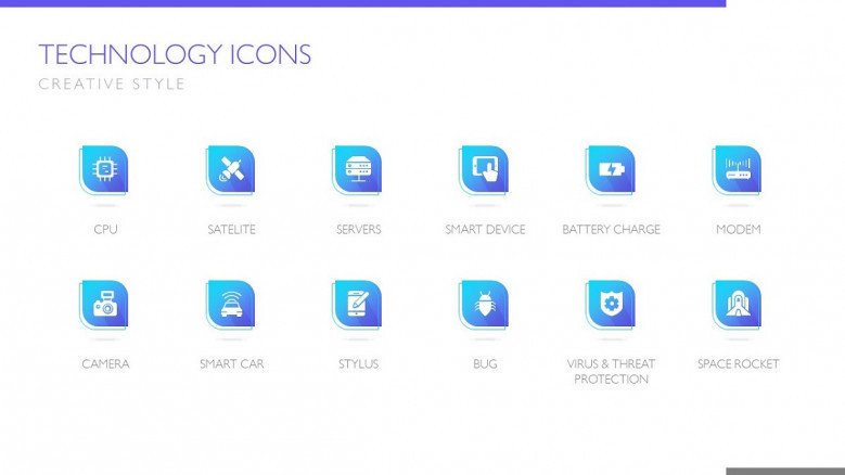 779x438 Technology Creative Icon Pack