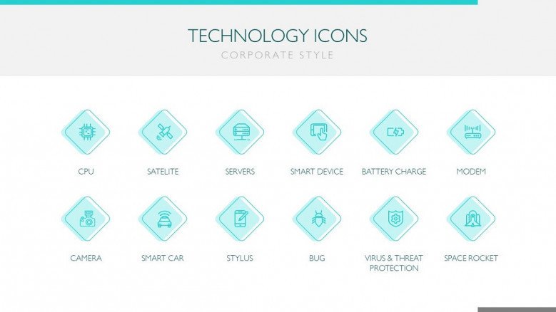 779x438 Technology Icon Pack Free Template