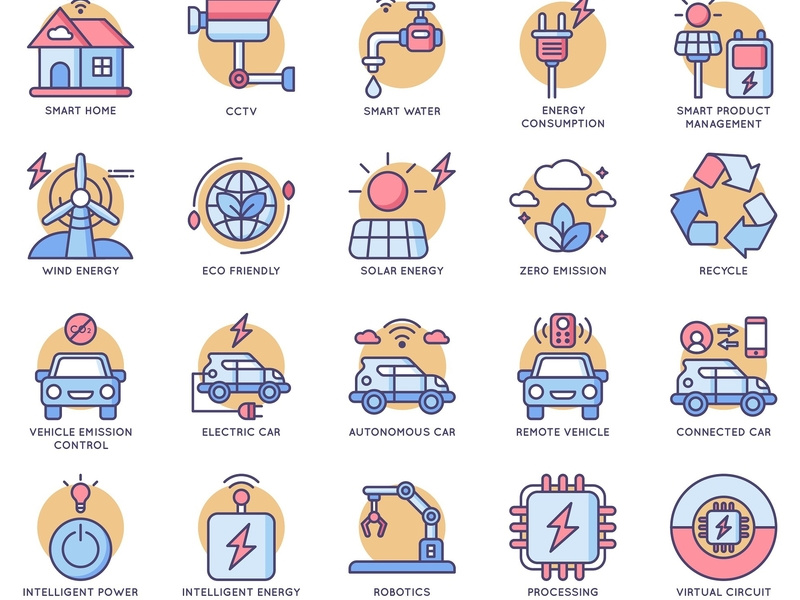 800x600 Smart Technology Rounded Icons