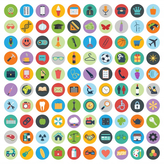 626x626 Set Of Web And Technology Development Icons Free Vector
