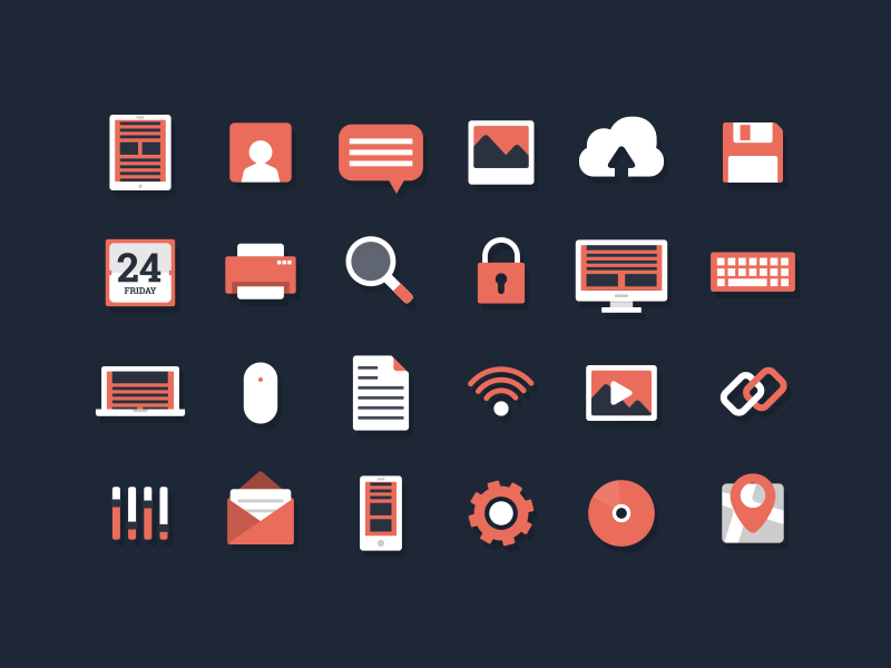 800x600 Technology Icon Set
