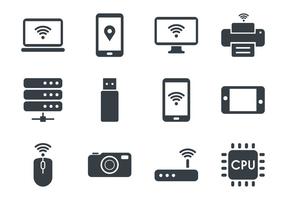 286x200 Technology Icons Free Vector Art