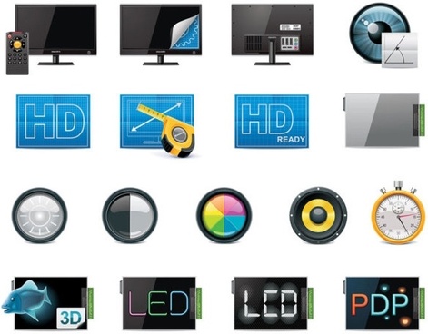 471x368 Vector Technology Icons Free Vector Download