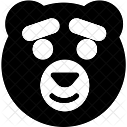 256x256 Ted Icon Of Glyph Style