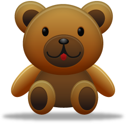 256x256 Teddy Bear Icon Pretty Office Iconset Custom Icon Design