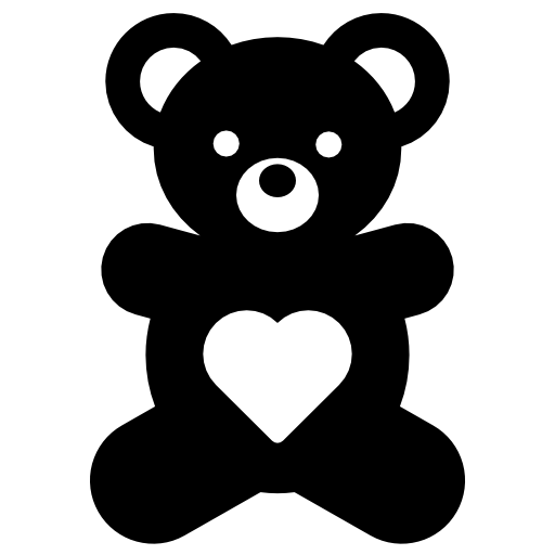 512x512 Teddy Bear Icon Teddy Vector Free, Icon Font, Vector Icons