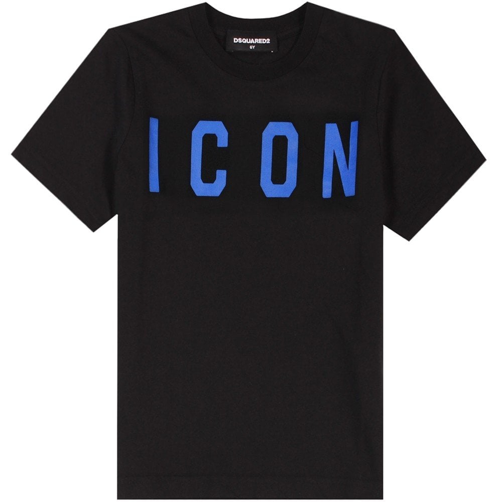1000x1000 Kids Icon T Shirt Black Blue