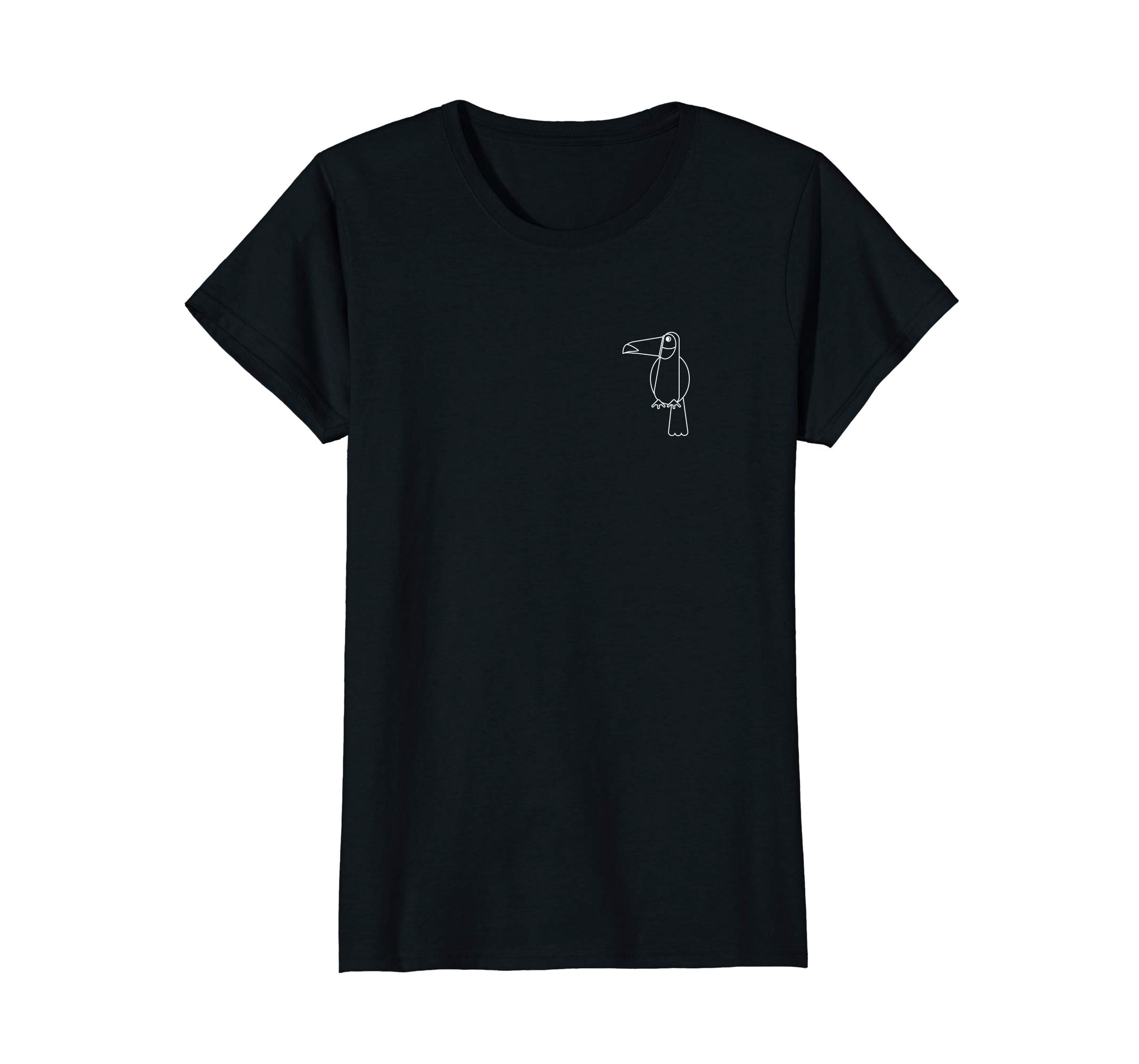 2140x2000 Toucan Icon Minimalist Graphic Tee Shirt Clothing