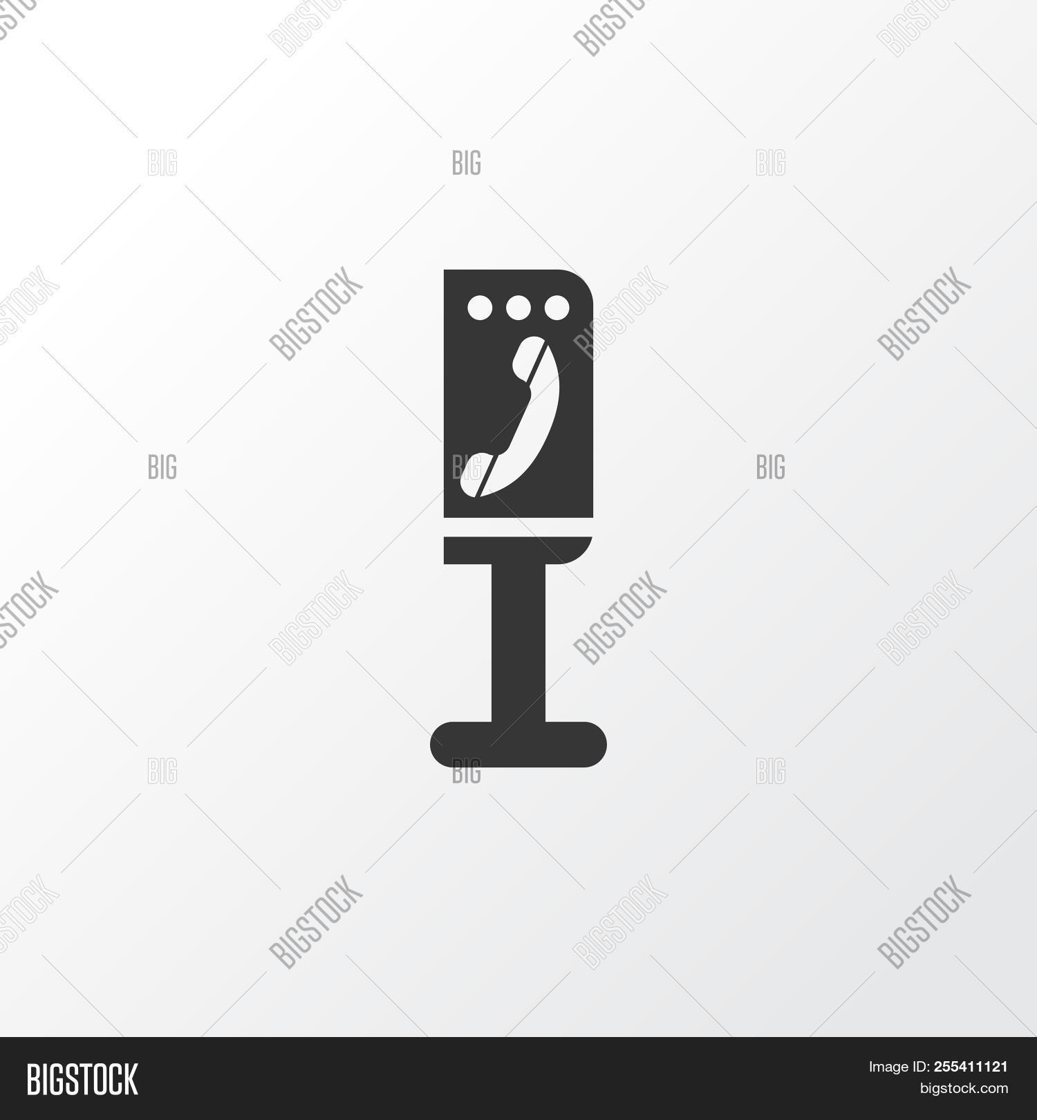 1500x1620 Payphone Icon Symbol Premium Quality Isolated Telecom Image