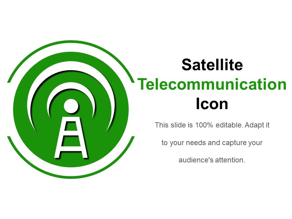 960x720 Satellite Telecommunication Icon Powerpoint Layout Powerpoint