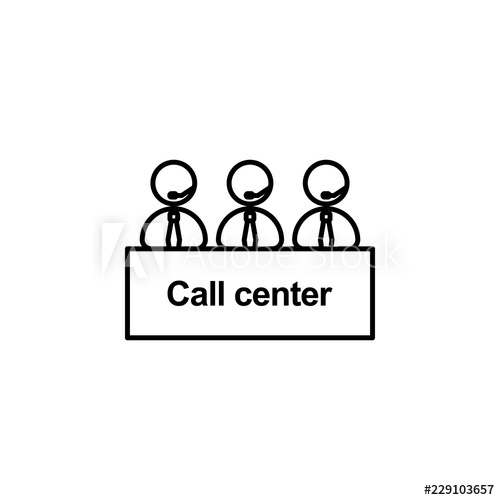 500x500 Call Center Operators Icon Element Of Telecommunication Icon