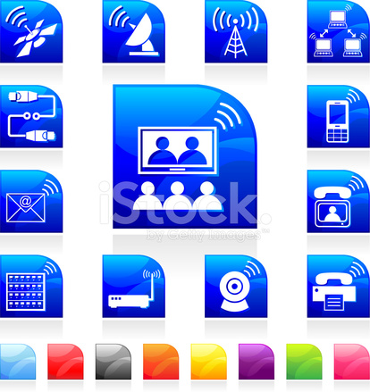 414x439 Telecommunication Icon Stock Vector