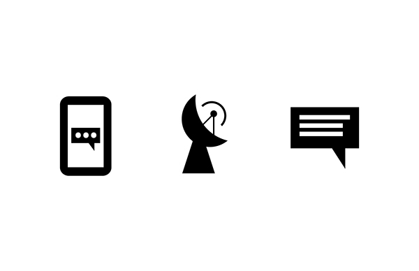 600x388 Telecommunication Icons On Behance