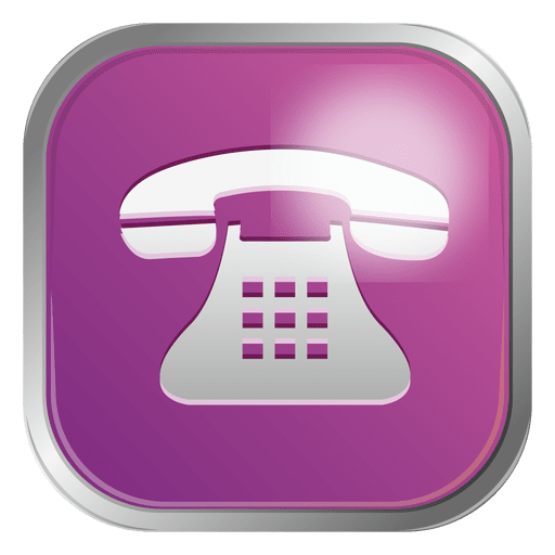 512x512 Purple Telephone Icon
