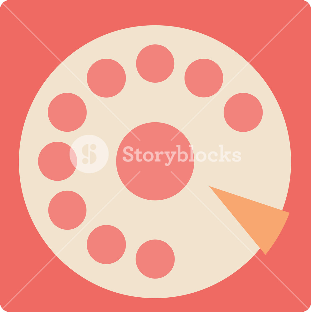 996x1000 Funky Telephone Icon Royalty Free Stock Image