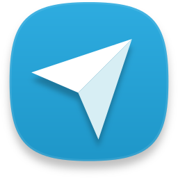 256x256 Telegram App Icon