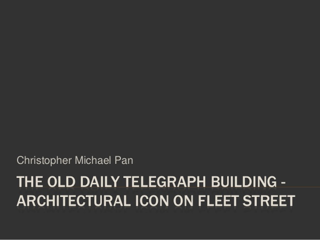 638x479 The Old Daily Telegraph Building