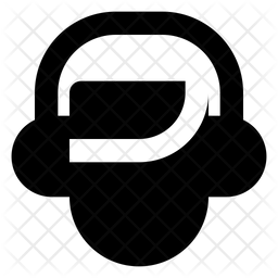 256x256 Telemarketing Icon Of Glyph Style