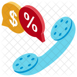 256x256 Telemarketing Icon Of Isometric Style