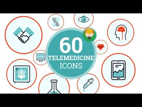 480x360 Telemedicine Icons After Effects Template