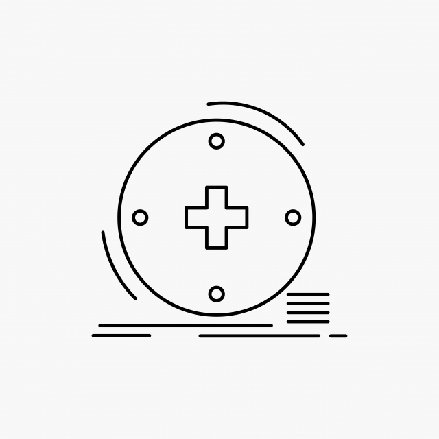 640x640 Clinical,digital,health,healthcare,telemedicine Line Icon V, Aid