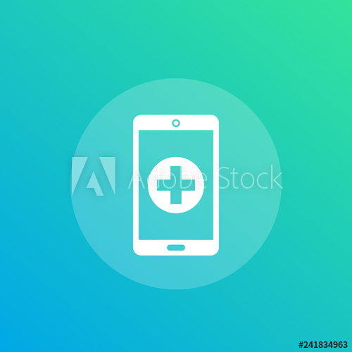500x500 Telemedicine Icon, Vector
