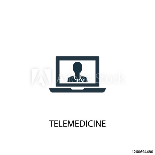 500x500 Telemedicine Icon Simple Element Illustration Telemedicine