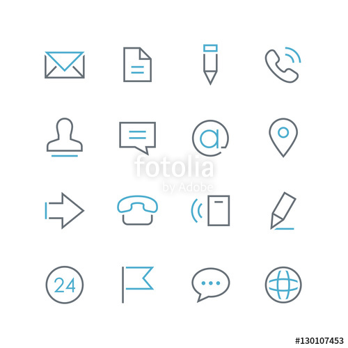 500x500 Telephone And Email Icon