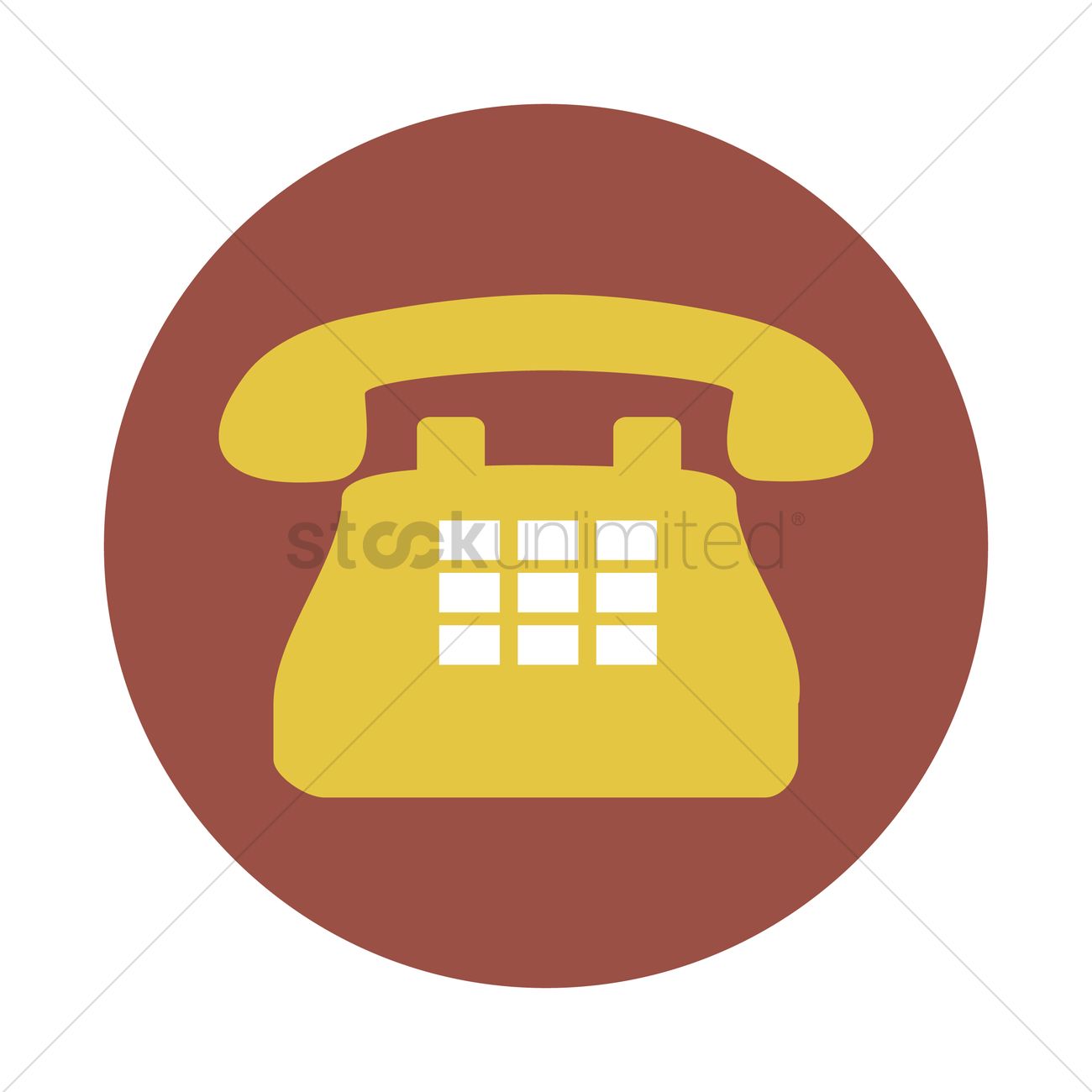 1300x1300 Free Telephone Icon Vector Image