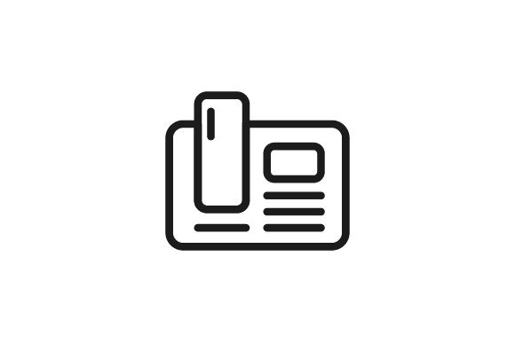 580x386 Telephone Icon Graphic