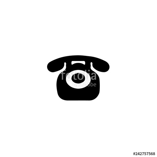 500x500 Telephone Icon Vector Telephone Vector Graphic Illustration