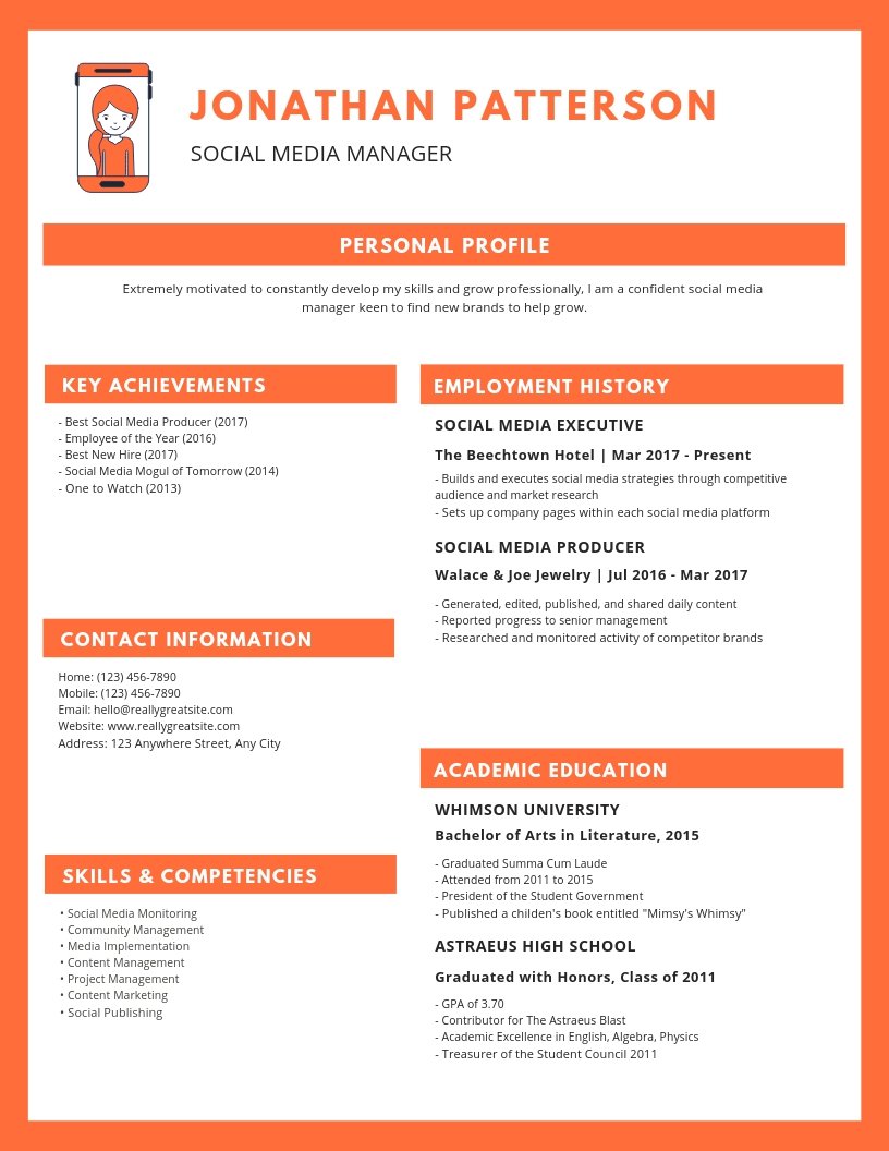 816x1056 Inspiring Resume Designs And What You Can Learn From Them Learn