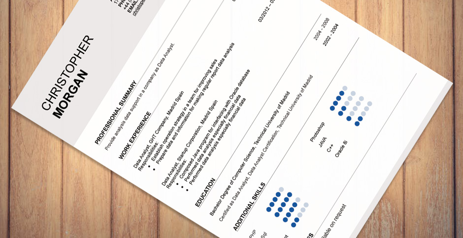940x485 Resume Cv Icon Free