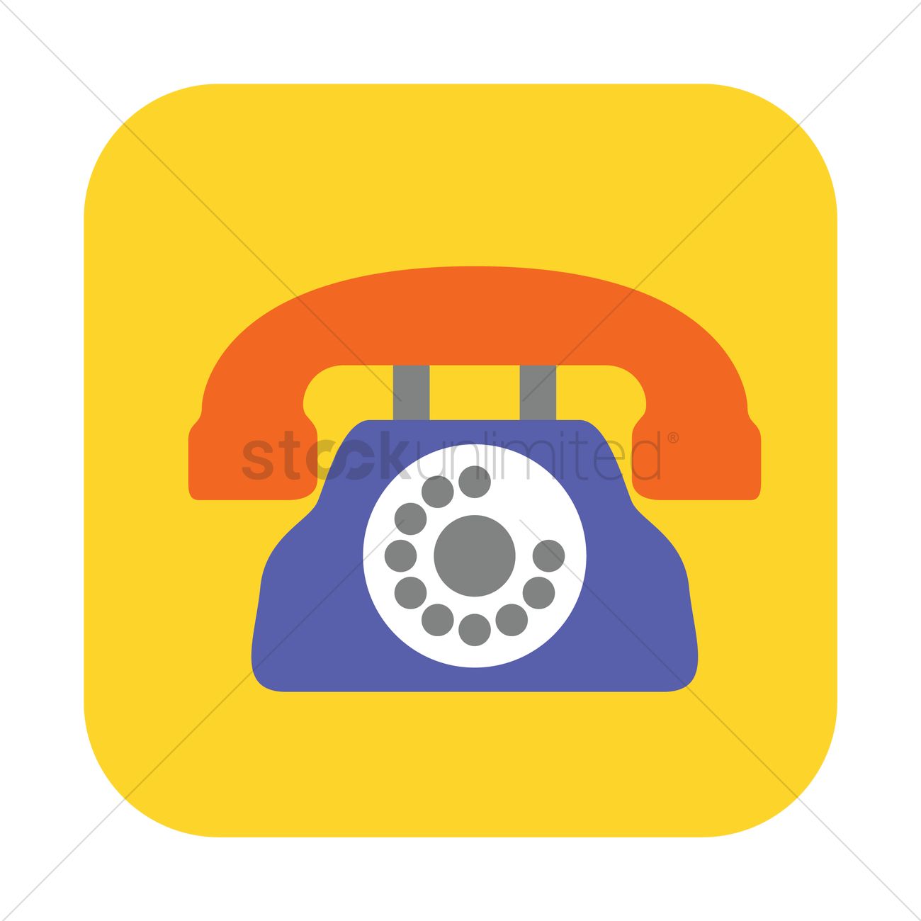 1300x1300 Telephone Icon Vector Image