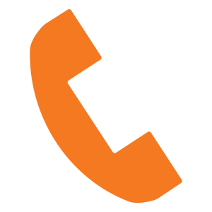 300x300 Telephone Icon Orange