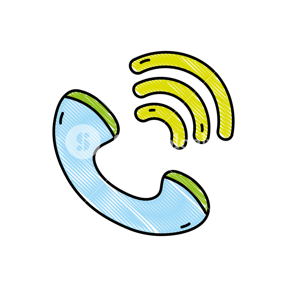 1000x1000 Grated Phone Calling Sign Telephone Icon Vector Illustration