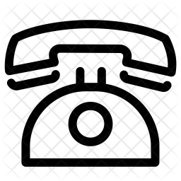 256x256 Telephone Icon Of Line Style