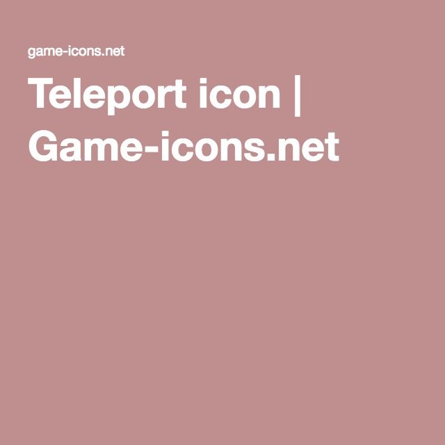640x640 Teleport Icon Game Game Icons Game Icon, Games, Portal