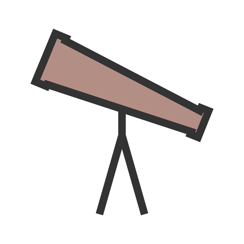 1024x1024 Telescope Line Filled Icon