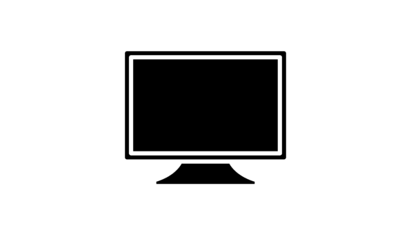 580x337 Television Icon Graphic