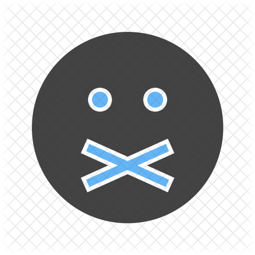 Do Not Tell Icon Of Flat Style 512x512 Do Not Tell Icon Of Flat Style