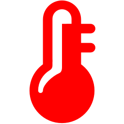 256x256 Free Red Temperature Icon