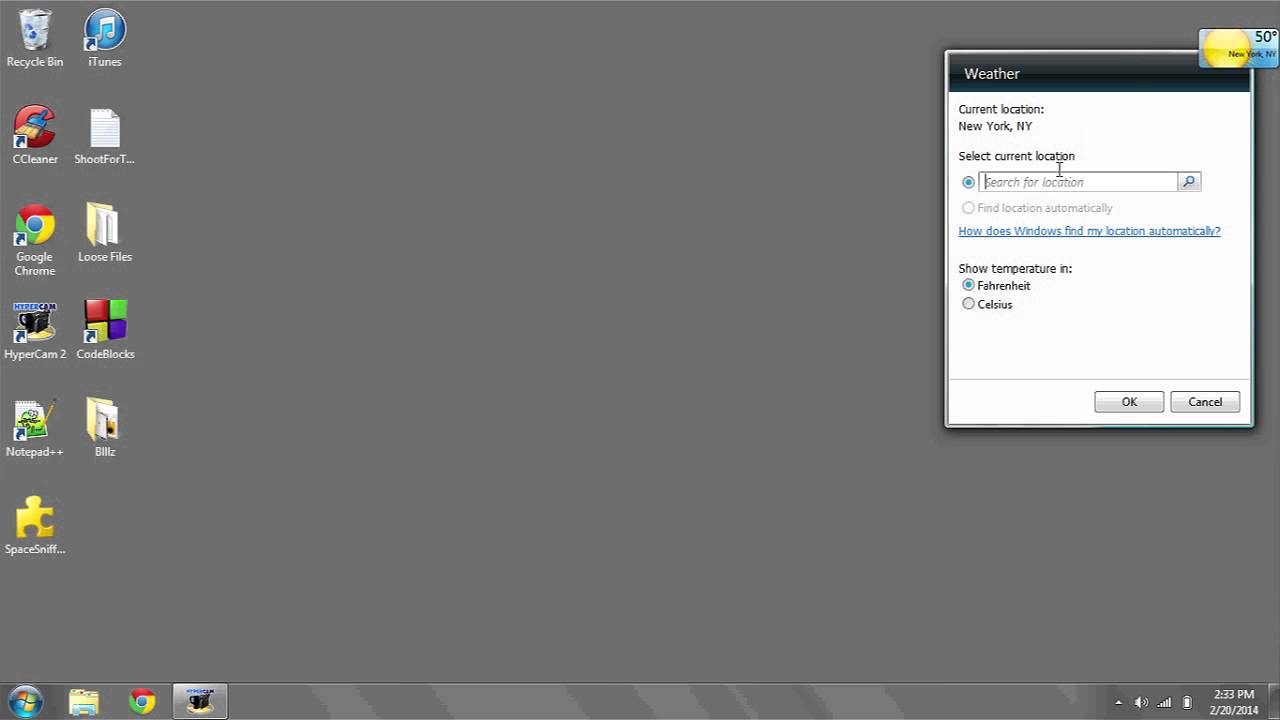 1280x720 Putting The Temperature For Your Town On Your Desktop Mastering