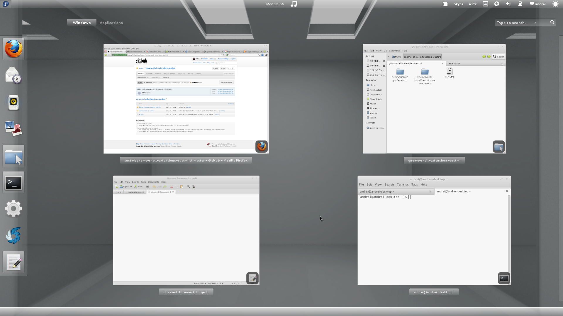 1920x1080 More Gnome Shell Extensions Cpu Temperature, Window