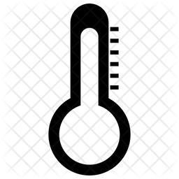 256x256 Temperature Sensor Icon Of Glyph Style